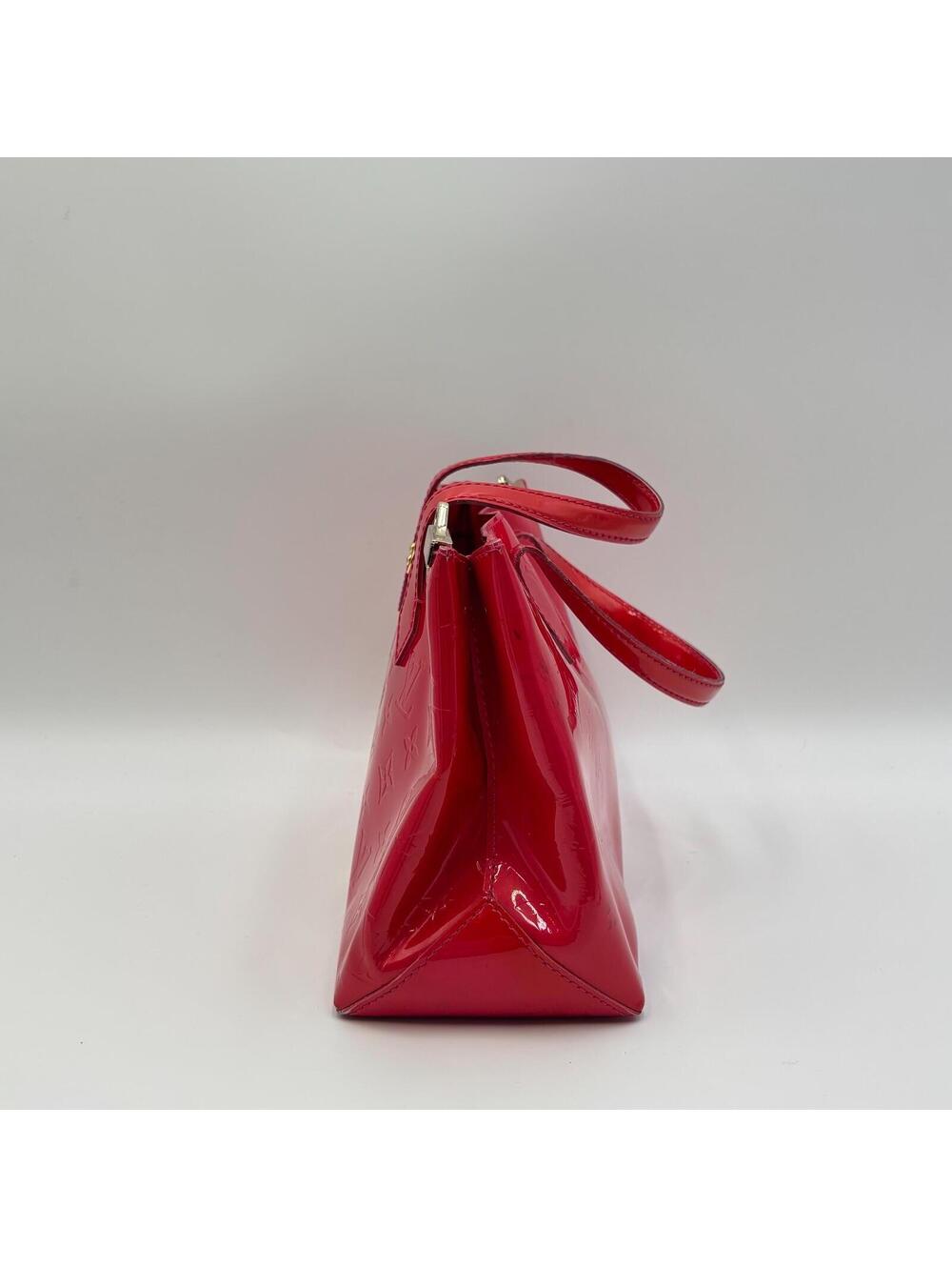 Louis Vuitton Monogram Vernis Wilshire Boulevard Tote PM Hot Pink Patent Leather - Picture 7 of 11